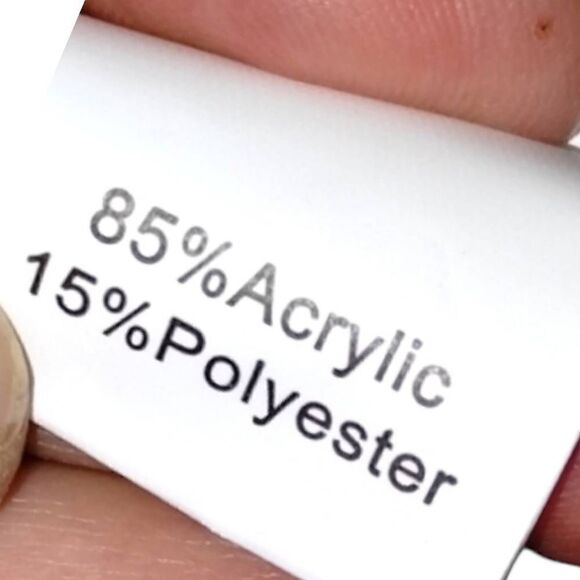 Miss Sparkling White Knit Coverup Blue Green Stripes Hoodie Sleeveless M - Picture 2 of 9